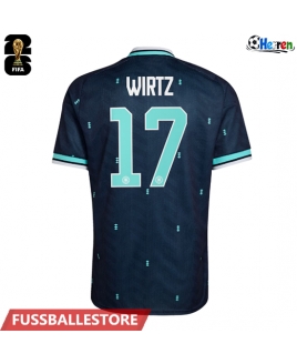 Günstige Deutschland Florian Wirtz #17 Auswärtstrikot WM 2026 Kurzarm
